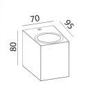 MANTRA KANDANCHU Outdoor wall lamp Outdoor GU10 1 light source IP54