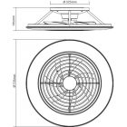 MANTRA ALISIO XL LED 95 W ceiling fan light 58 W