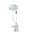 MANTRA HANOK TEK side cover, white, with AC cable and rosette