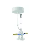 MANTRA HANOK TEK CENTER CONNECTOR WHITE, AC With wire and rosette