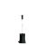 MANTRA HANOK TEK side cover, black, with fixing wire