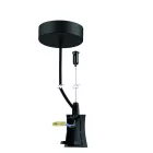 MANTRA HANOK TEK SIDE COVER BLACK, with AC cable and rosette