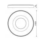 MANTRA COIN Decorative indoor ceiling lamp LED 100W 2700K-5000K with remote control