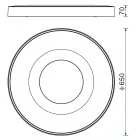 MANTRA COIN Decorative indoor ceiling lamp LED 100W 2700K-5000K with remote control