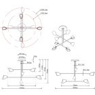  Mantra Capuccina 7570 ceiling lamp white LED