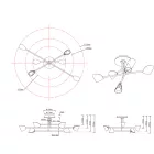  Mantra Capuccina 7572 ceiling lamp white LED