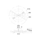 MANTRA CAPUCCINA Decorative indoor ceiling lamp LED 44.5W 3000K