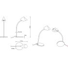 MANTRA CAPUCCINA Decorative indoor table lamp LED 8.5W 3000K