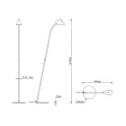MANTRA CAPUCCINA Decorative indoor floor lamp LED 8.5 W 3000 K