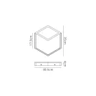  MANTRA KUBICK 7593 WALL LED LAMP WHITE DIMMABLE