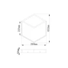  MANTRA KUBICK 7594 WALL LAMP WHITE LED