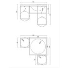  Mantra Desigual 7600 ceiling lamp black LED