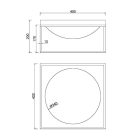 MANTRA DESIGUAL Decorative indoor ceiling lamp with 3 light sources