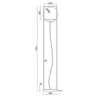  Mantra Desigual Floor lamp 7613 black LED