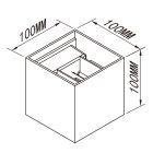 MANTRA DAVOS Outdoor wall lamp Outdoor LED  IP54