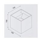 MANTRA DAVOS Outdoor wall lamp Outdoor LED  IP54