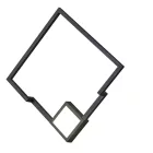  MANTRA boutique wall lamp 7681 black LED dimmable