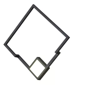  MANTRA boutique wall lamp 7681 black LED dimmable