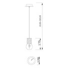  MANTRA GALAXIA 7706 INDOOR PENDANT red LED