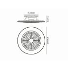 MANTRA ALISIO LED 70 W ceiling fan light 35 W