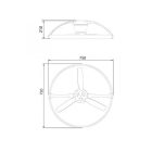 MANTRA NEPAL MINI LED 55W ceiling fan light 30W