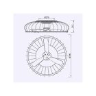 MANTRA NATURE LED 75 W ceiling fan light 30 W