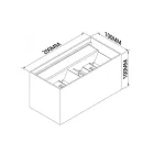MANTRA DAVOS Outdoor wall lamp Outdoor LED 4x6W 4000K IP54