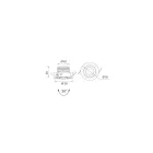 MANTRA NEPTUNO TEK recessed LED 3W 2700K