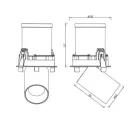MANTRA GARDA TEK recessed LED 12 W 2700 K