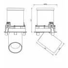 MANTRA GARDA TEK recessed LED 12 W 3000 K