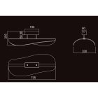 MANTRA BIANCA Decorative indoor ceiling lamp LED 40W 3000K