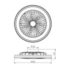 MANTRA GAMER LED 60 W ceiling fan light 26 W