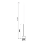 MANTRA TONIC Decorative indoor pendant lamp with 1 light source