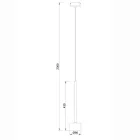 MANTRA TONIC Decorative indoor pendant lamp with 1 light source