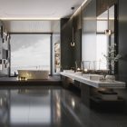 MANTRA TONIC decorative indoor pendant lamp with 3 bulbs