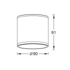 MANTRA KANDANCHU outdoor ceiling lamp outdoor GU10 1 light source IP54