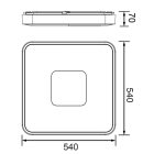 MANTRA COIN Decorative indoor ceiling lamp LED 100W 2700K-5000K with remote control