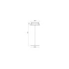 MANTRA RELAX outdoor table lamp LED 2W 3000K rechargeable