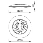 MANTRA SLIM Decorative indoor ceiling lamp LED 24W 4000K