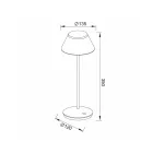  MANTRA 7989 K4 outdoor table lamp black