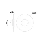 MANTRA VENUS TEK wall lamp LED 9W 3000K