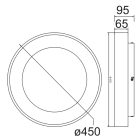  MANTRA niseko 8029 ceiling lamp gold