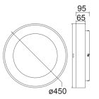  MANTRA niseko 8033 ceiling lamp gold led