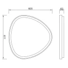  MANTRA Niseko 8056 ceiling lamp white