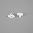 MANTRA TIRAS LED STRIPS TEK END CAPS WHITE, WITH HOLES, PROFILE 2000*18*18 mm