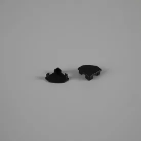   MANTRA TIRAS LED STRIPS TEK END CAPS BLACK, WITHOUT HOLES, PROFILE 2000*18*18 mm