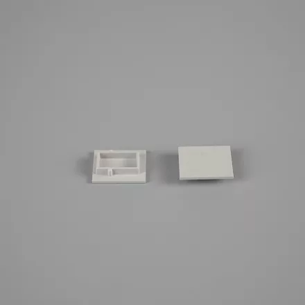 MANTRA TIRAS LED STRIPS TEK END CAPS WITHOUT HOLES FLOOR PROFILE 2000*21.3*26mm