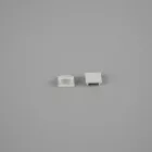 MANTRA TIRAS LED STRIPS TEK END CAPS WITHOUT HOLES ALUMINIUM PROFILE WITH RECESS. 2000*56*15 mm