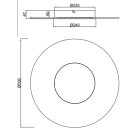 MANTRA JEWEL decorative indoor wall lamp LED 30W 3000K