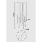 MANTRA CALA decorative indoor pendant lamp LED  84W 3000K